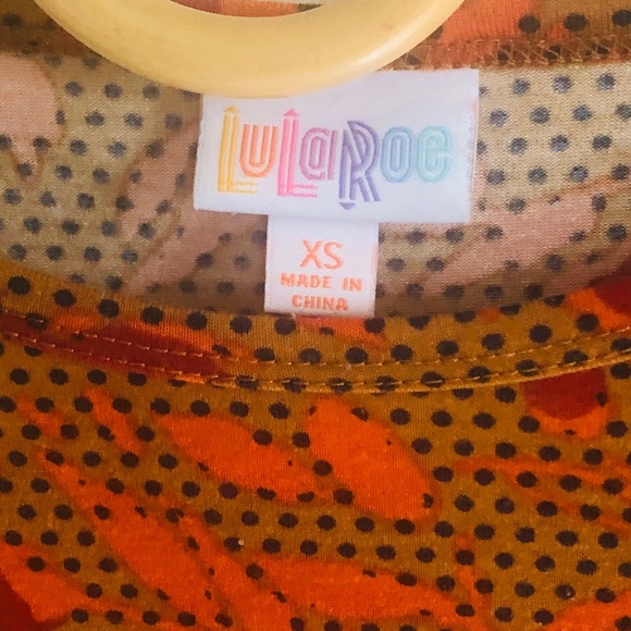LuLaRoe Ladies Fall Top Sz XS - Picture 3 of 6